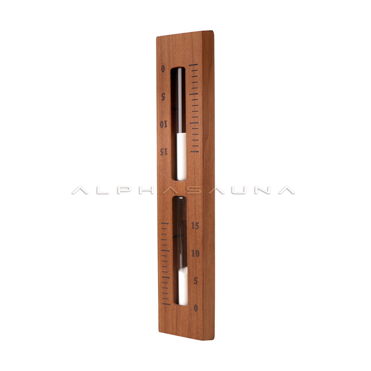 Luxury Sauna Room Cedar Hourglass Timer