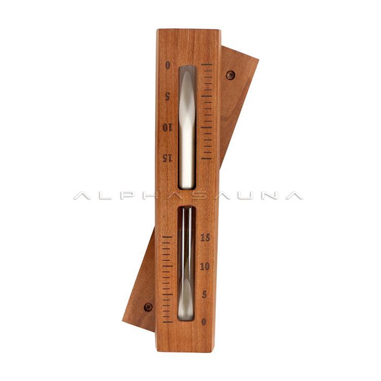 Luxury Sauna Room Cedar Hourglass Timer