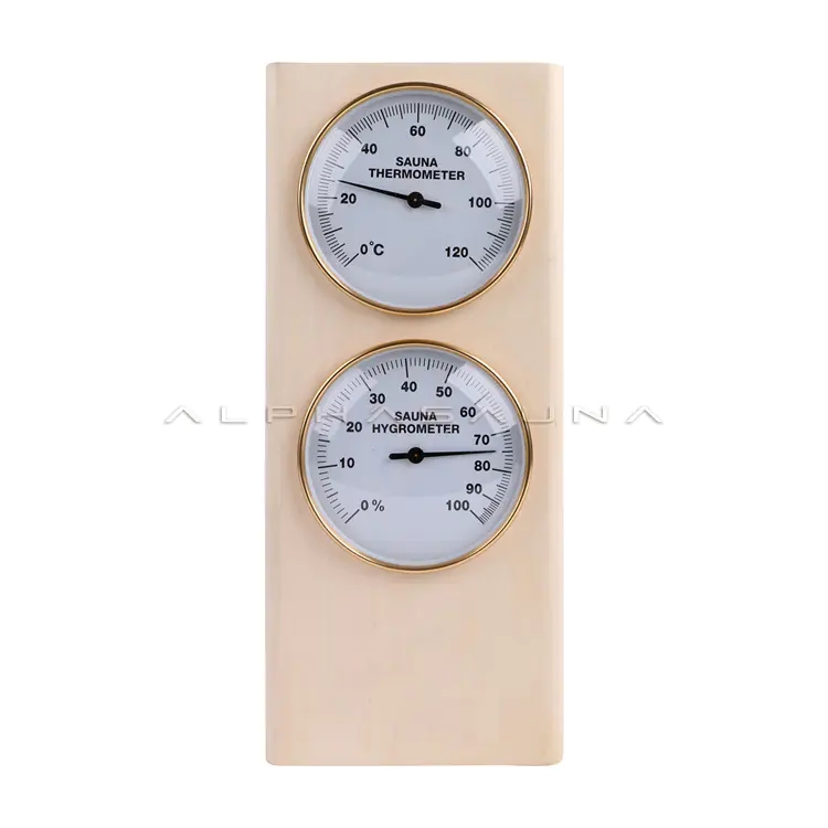 Alphasauna sauna accessories aspen Thermometer&hygrometer