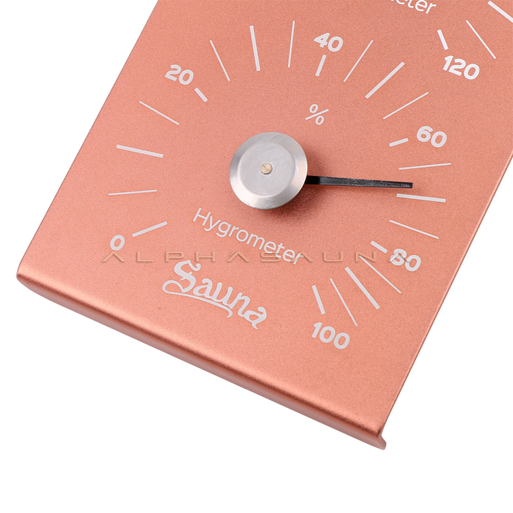 AlphasaunaAluminumThermometer&Hygrometer(customizedcolorisavailable)