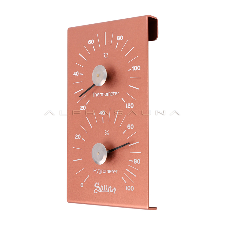 AlphasaunaAluminumThermometer&Hygrometer(customizedcolorisavailable)