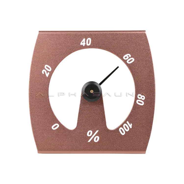 Alphasauna Sauna Accessories  Aluminum Hygrometer(customized color is available)