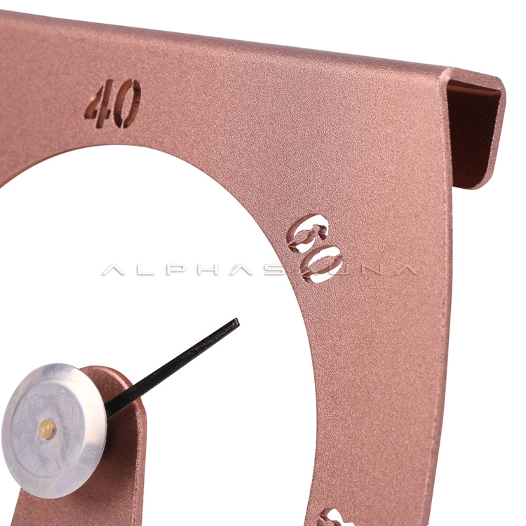 Alphasauna Sauna Accessories  Aluminum Hygrometer （Silver ）