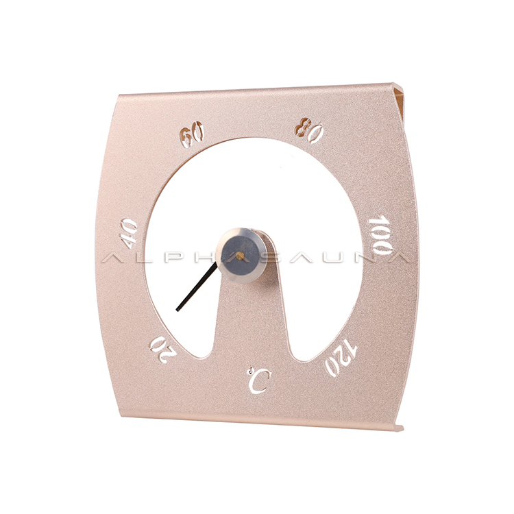 Sauna Accessories Aluminum Hygrometer , (customized color is available)