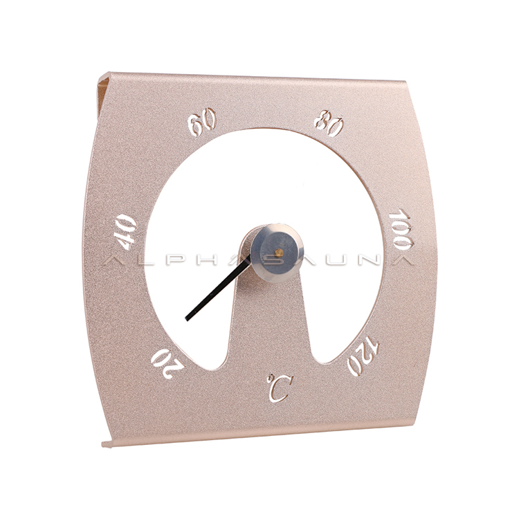 Sauna Accessories Aluminum Hygrometer , (customized color is available)