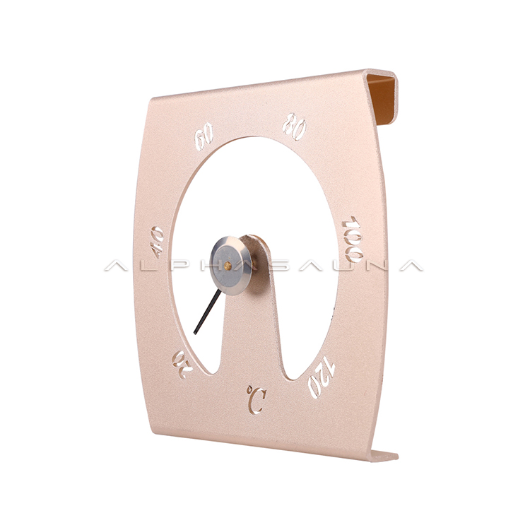 Sauna Accessories Aluminum Hygrometer , (customized color is available)