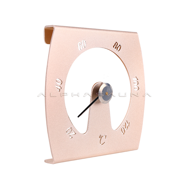 Sauna Accessories Aluminum Hygrometer , (customized color is available)