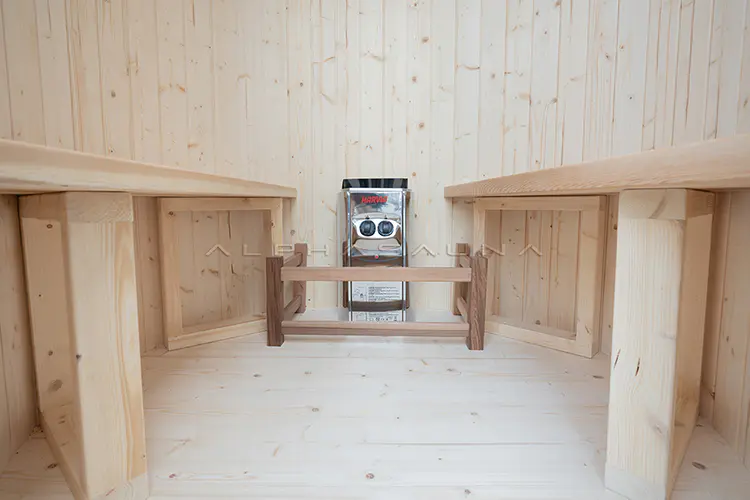 Alphasauna pine wooden sauna rooms