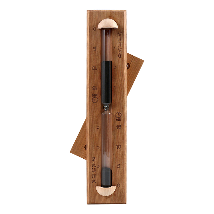 Cedar sauna accessories, customized wooden hourglass