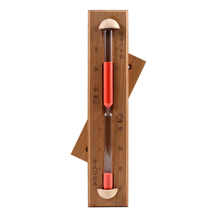 Cedar sauna accessories, customized wooden hourglass