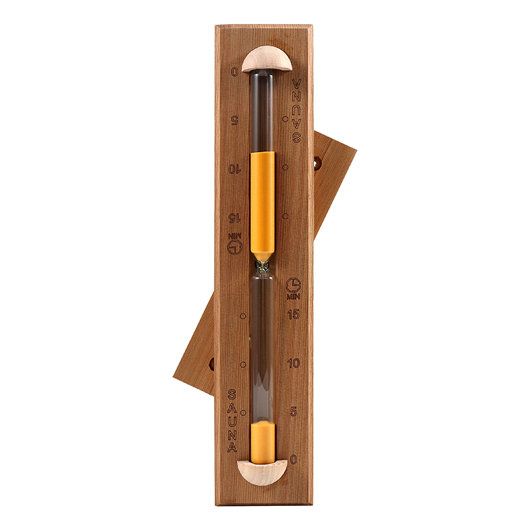 Cedar sauna accessories, customized wooden hourglass