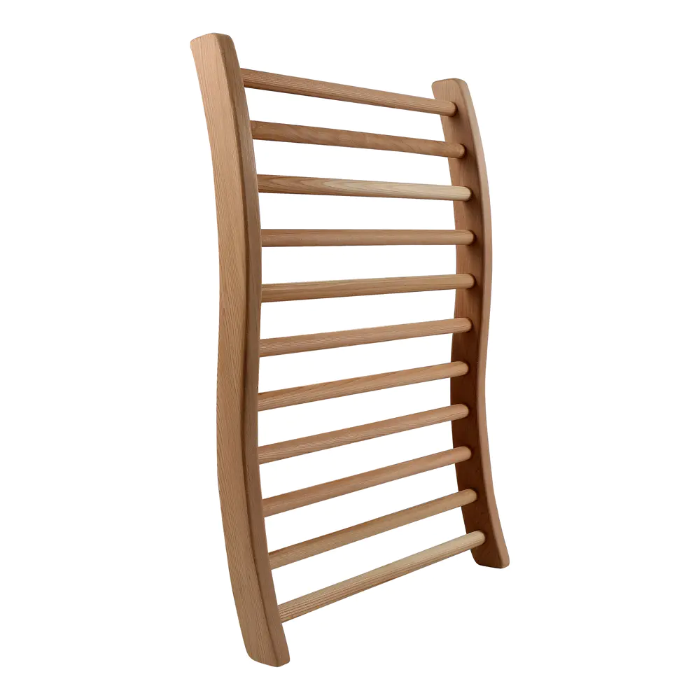 Alphasauna customized cedar wood S-shaped sauna backrest accessories
