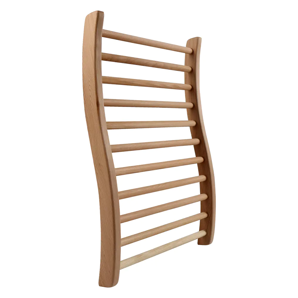 Alphasauna customized cedar wood S-shaped sauna backrest accessories