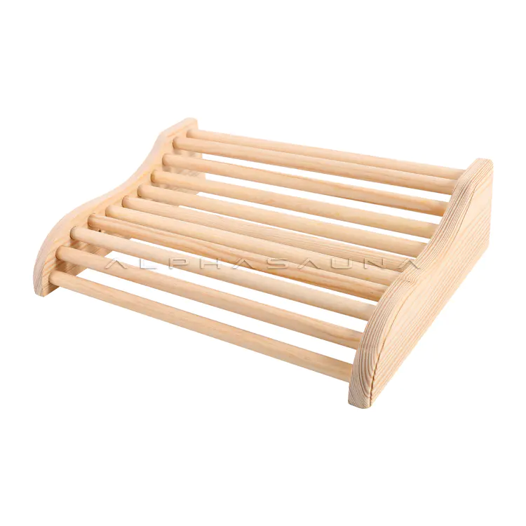 Alphasauna sauna room accessories curved pillows (wooden sticks), styles and materials can be customized