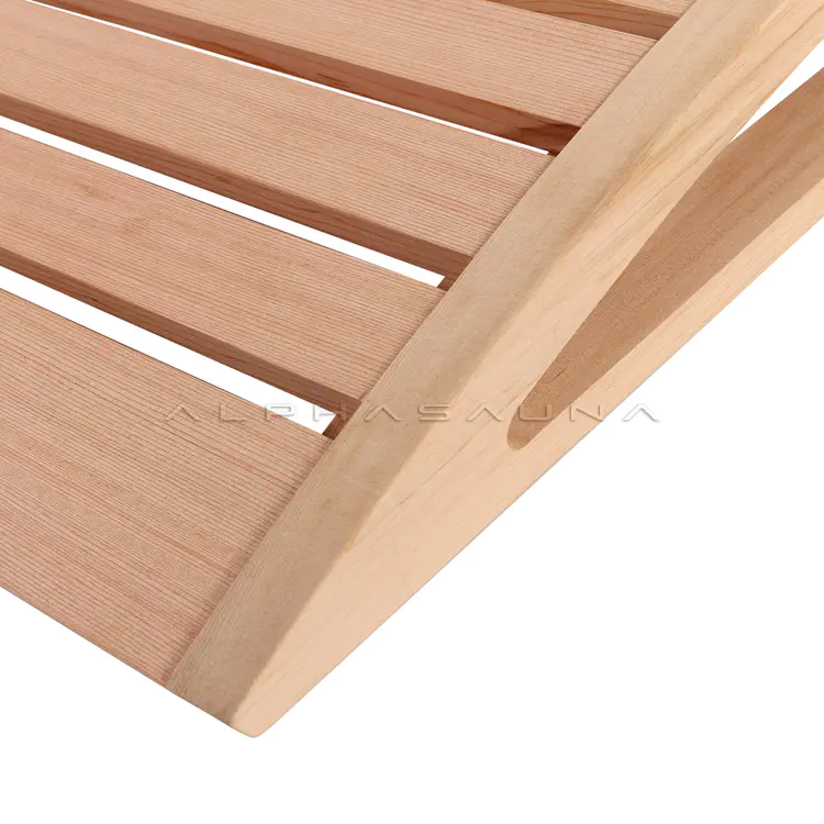 Alphasauna sauna accessories cedar sauna pillow, customizable styles and materials