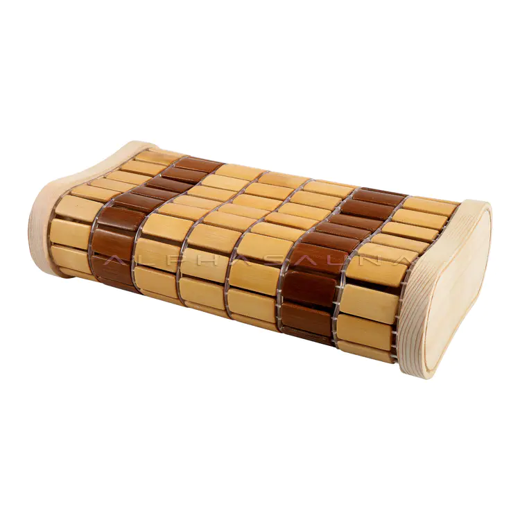 Alphasauna sauna room accessories natural bamboo pillows, styles and materials can be customized