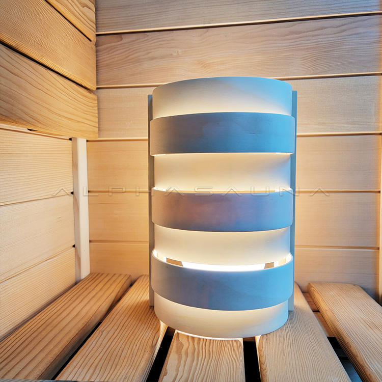 Pine sauna lampshade