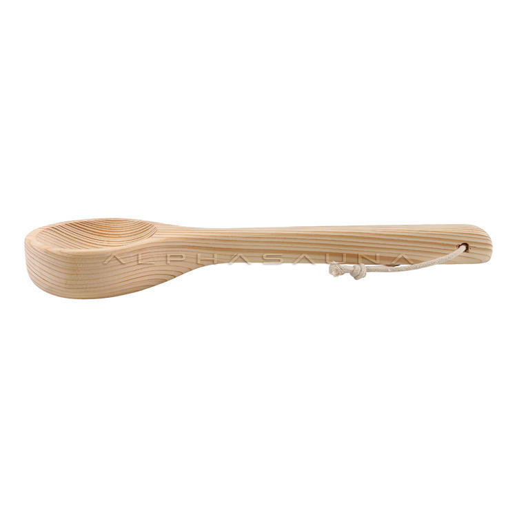 Sauna accessories pine sauna round spoon