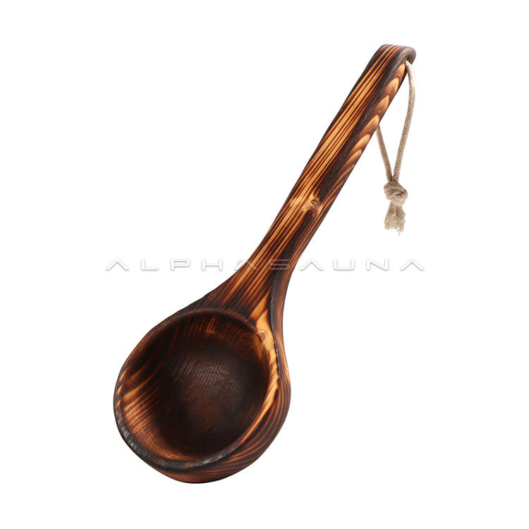 Sauna Accessories Heat Treated Wooden Sauna Spoon