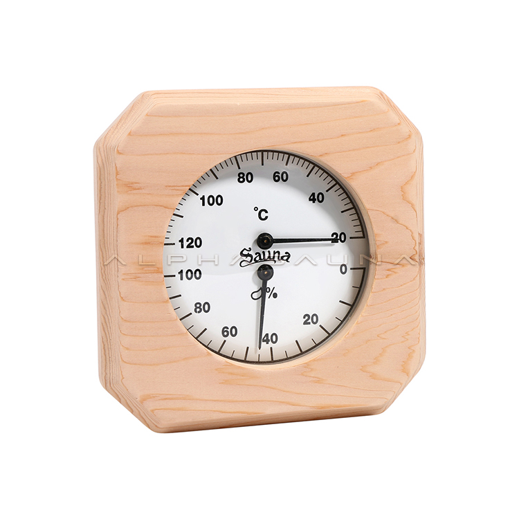 Pine Sauna Thermometer & Hygrometer Accessories
