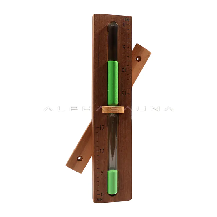Sauna Accessories Heat Treatment Wood Sauna Hourglass Timer (Crossing Bridge)