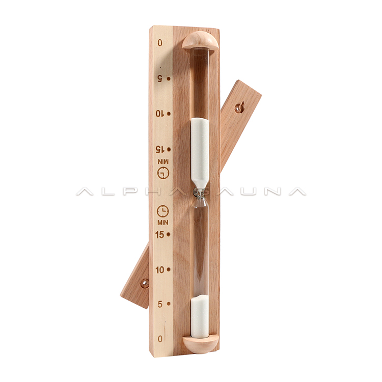 Sauna Room Accessories Sauna Hourglass Timer (Aspen + Oak)