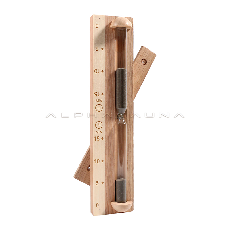 Sauna Room Accessories Sauna Hourglass Timer (Aspen + Oak)
