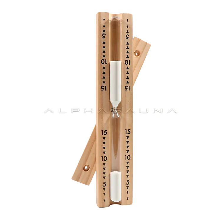 Sauna Accessories Ordinary Pine Hourglass Timer (Triangular Scale)