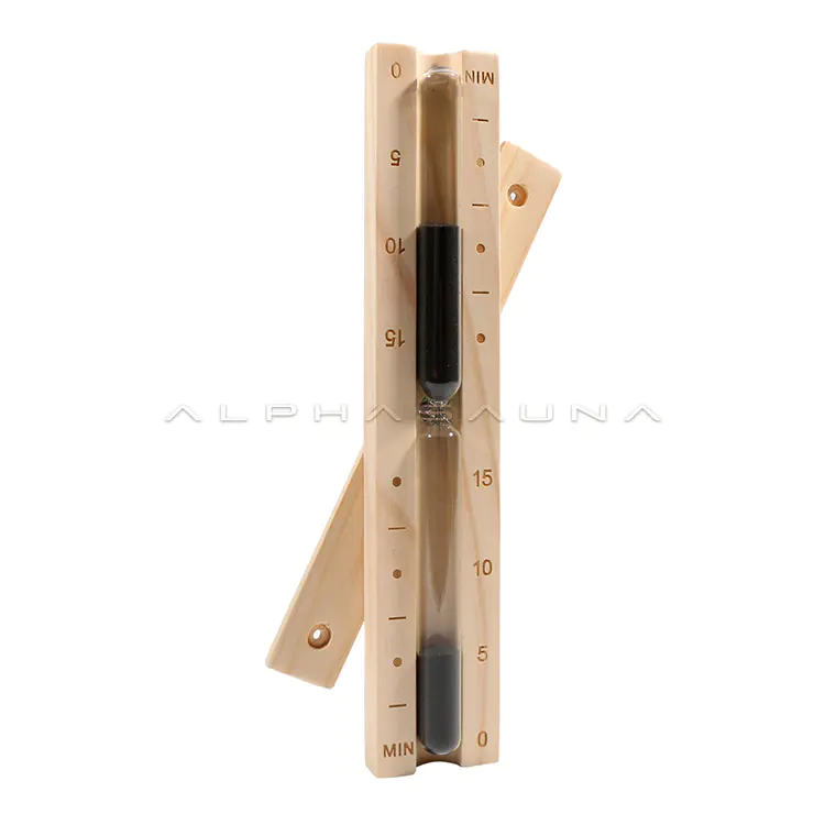 Sauna Accessories Ordinary Pine Hourglass Timer (dots and bars scale)
