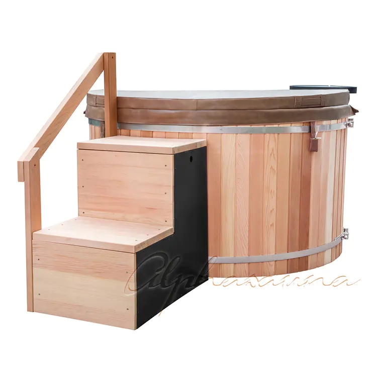 Wooden Electric Heated 1.8m Outdoor Hot Tub