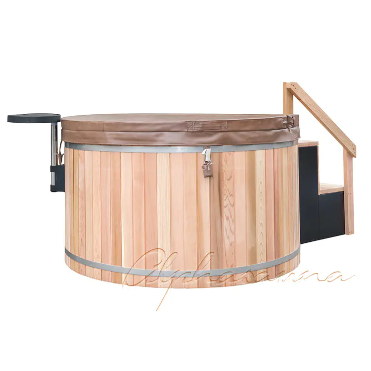 Wooden Electric Heated 1.8m Outdoor Hot Tub