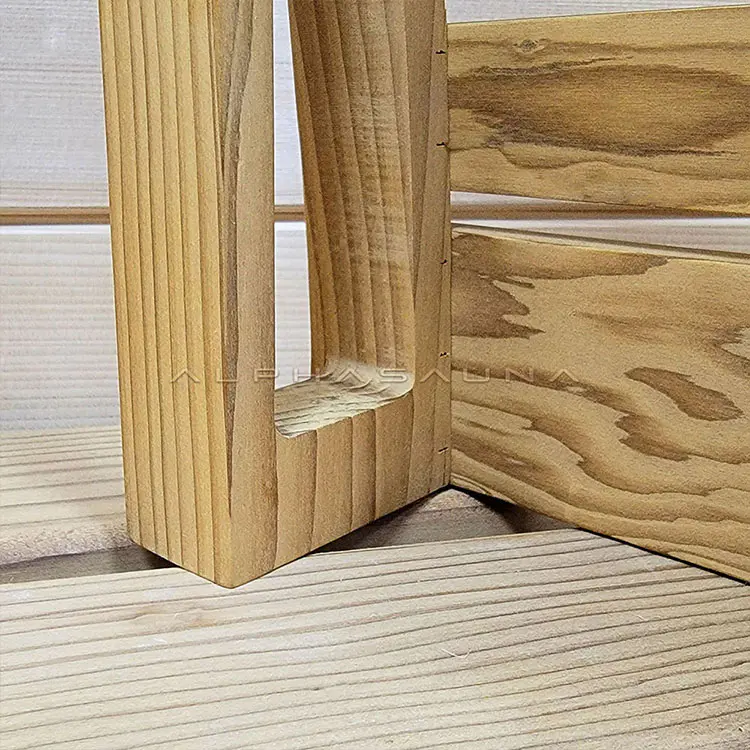 Heat Treated Wood Sauna Backrest