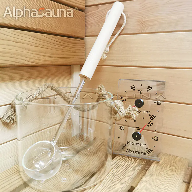 Sauna Accessories Glass Bucket