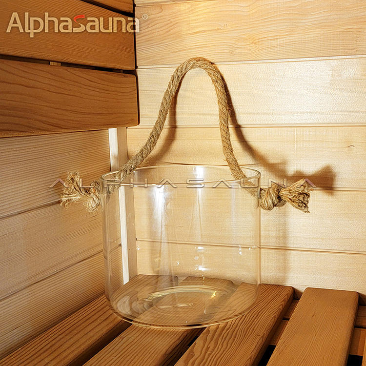 Sauna Accessories Glass Bucket