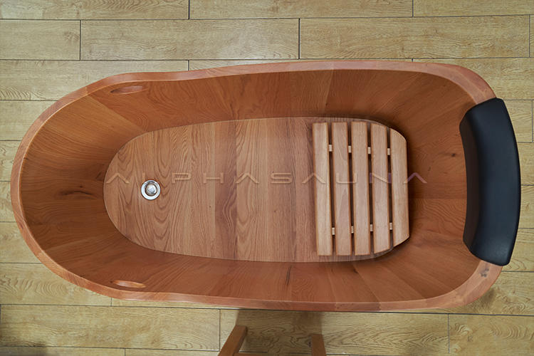 Home Wooden Soaking Single Bathtub for Sale