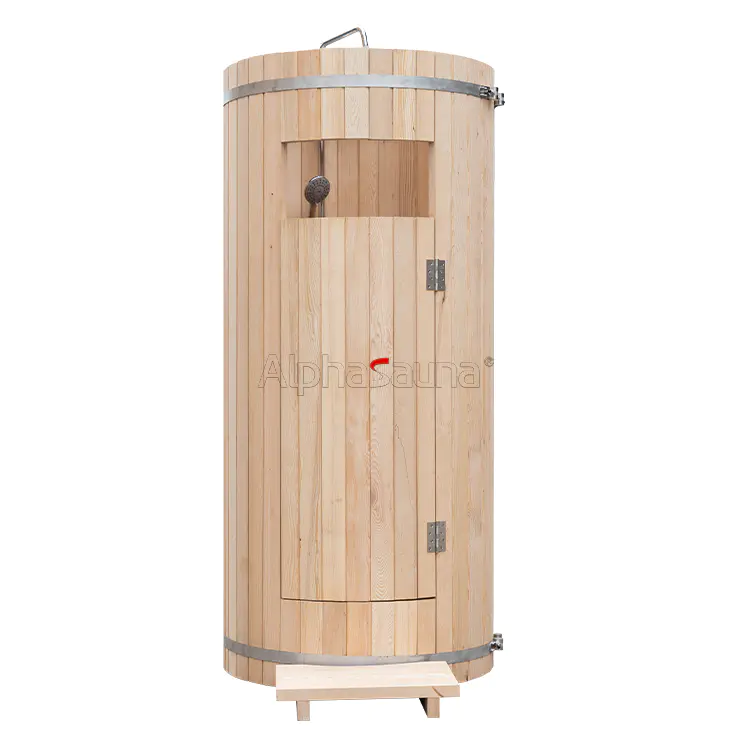 Steam Shower Tub Combo Wooden Shower Room With Accessories For Sale