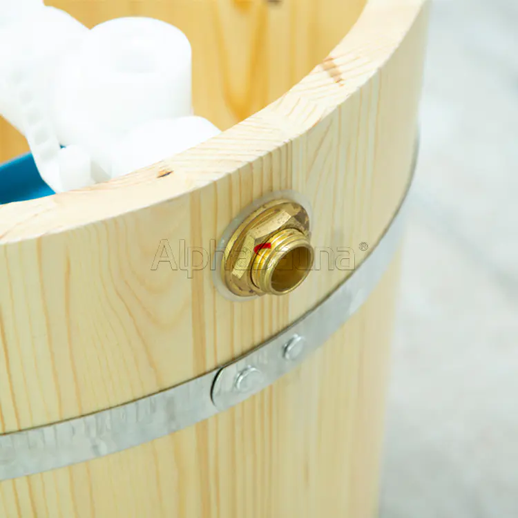 Best Sauna Accessories Online Customize Pine Sauna Shower Bucket