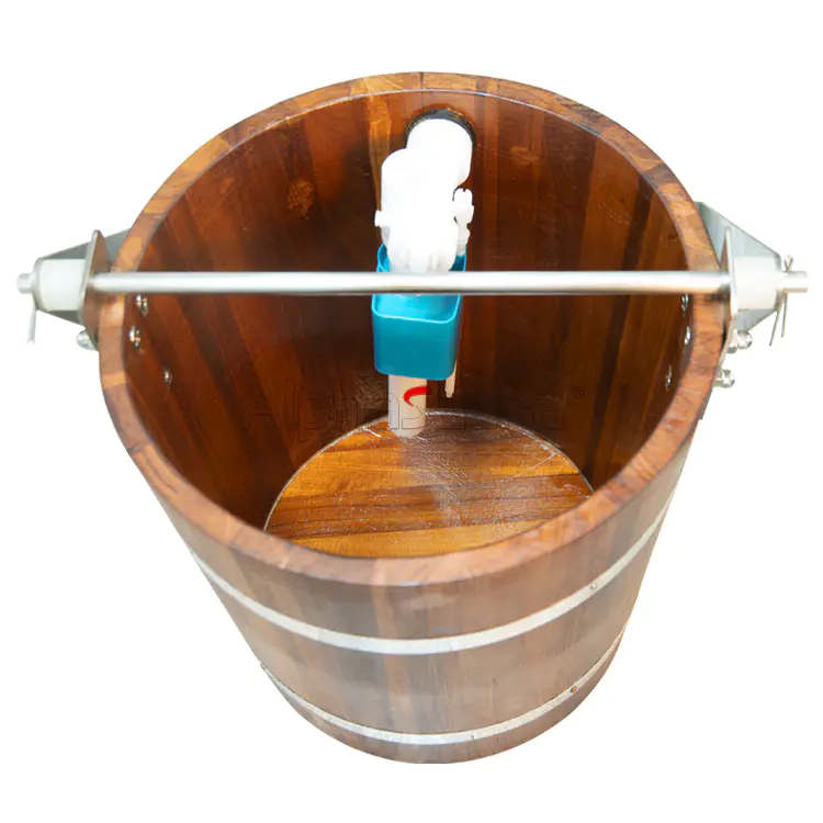 Steam Luxury Sauna Accessories Heat Treated Wood Sauna Shower Bucket
