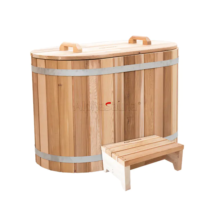 Cheap Stainless Steel Cedar Wooden Cold Plunge Pool