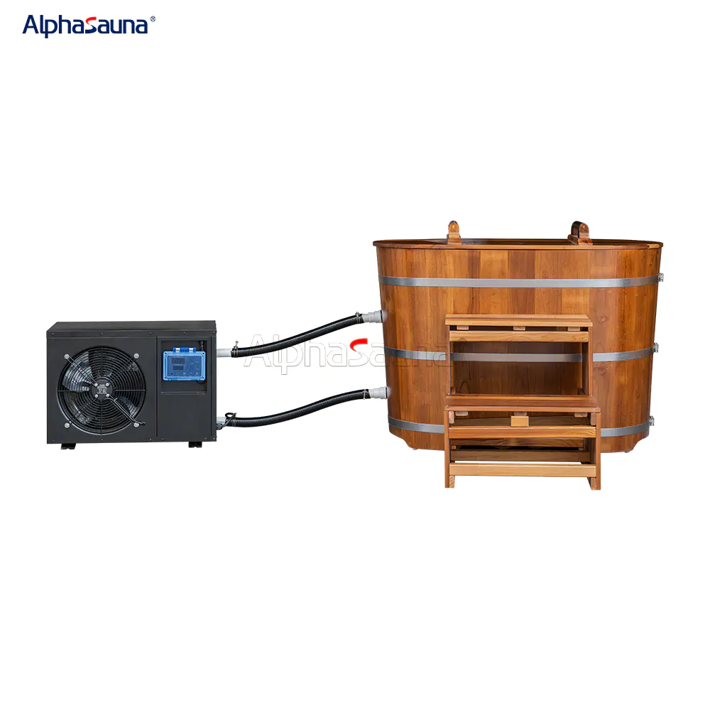 Professional Wooden Ice Bath Tub For Sale For Sore Muscles Factory From China-ALPHASAUNA