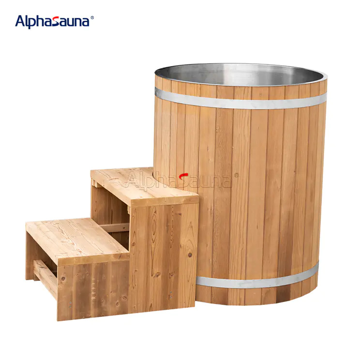 High Quality Cold Water Immersion Tub With Stainless Steel Liner Wholesale-ALPHASAUNA
