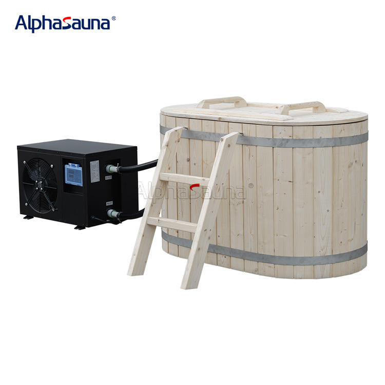 Cheap Pine Cold Plunge Tub Outdoor Oem With Good Price-ALPHASAUNA