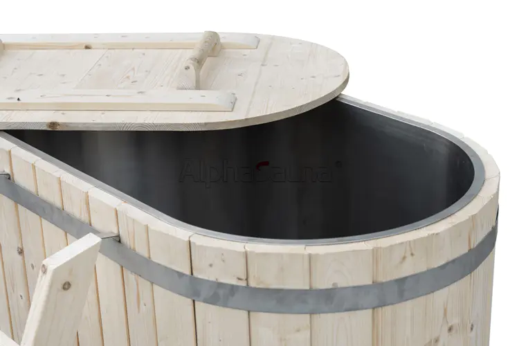 Cheap Pine Cold Plunge Tub Outdoor Oem With Good Price-ALPHASAUNA