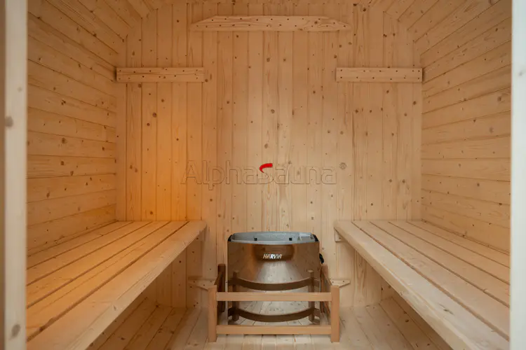 Square Pine Home Steam Sauna Room UK For Sale--alphasauna