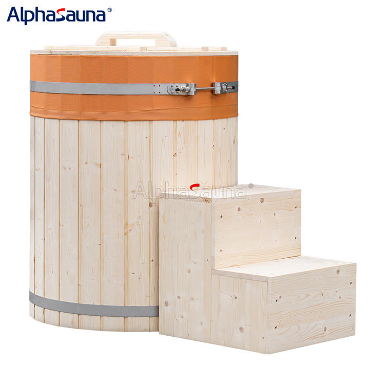 Factory Price Outdoor Wooden Ice Bath For Sore Muscles Supplier-ALPHASAUNA