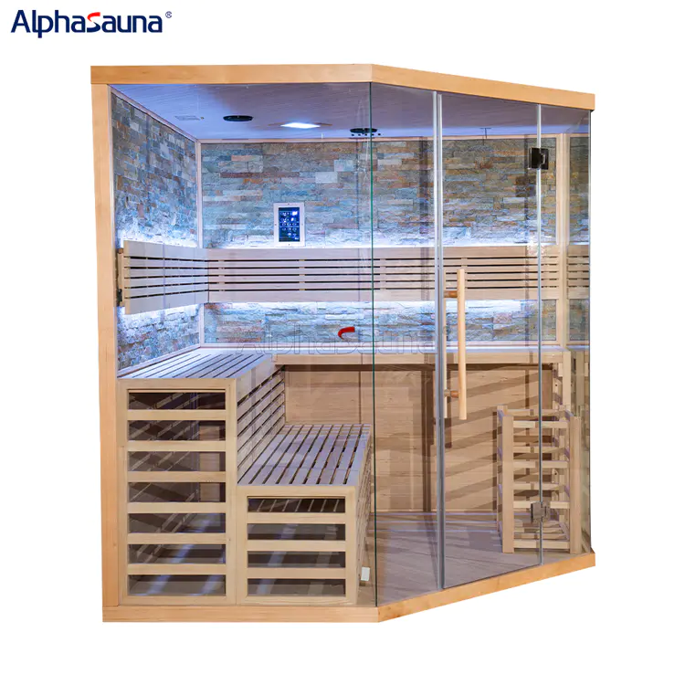 Infrared Corner Sauna For Sale - Alphasauna