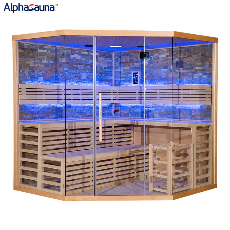 Infrared Corner Sauna For Sale - Alphasauna