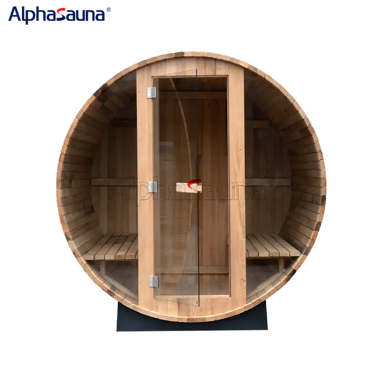 Factory Price Wholesale Customized Outdoor Barrel Sauna Kits Supplier-Alphasauna
