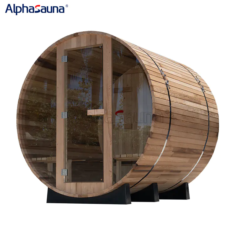 Factory Price Wholesale Customized Outdoor Barrel Sauna Kits Supplier-Alphasauna