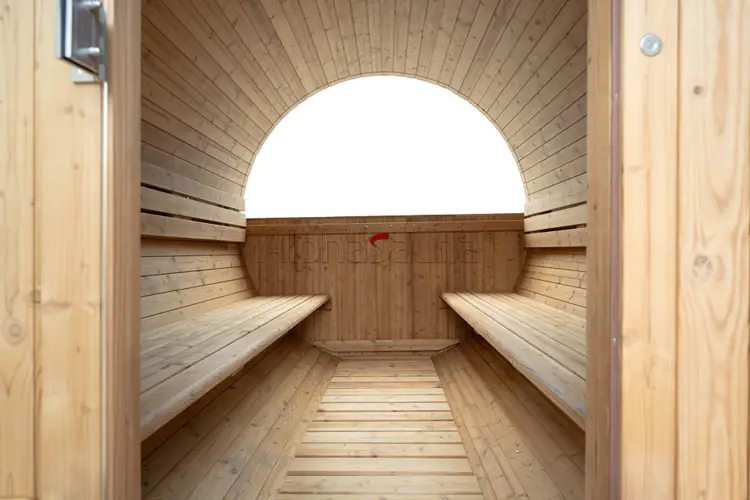 Professional 8 Person Wooden Barrel Sauna Supplier- Alphasauna